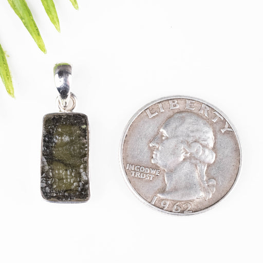 Moldavite Pendant 2.66 g 29x10mm - InnerVision Crystals