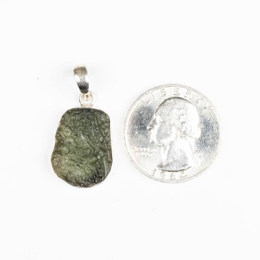 Moldavite Pendant 3.08 g 30x15mm - InnerVision Crystals