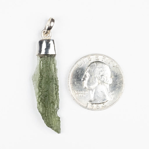 Moldavite Pendant 3.09 g 50x11mm - InnerVision Crystals
