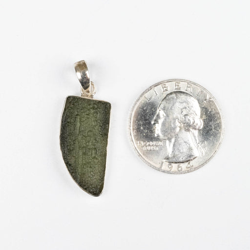 Moldavite Pendant 3.29 g 35x13mm - InnerVision Crystals