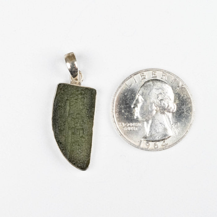 Moldavite Pendant 3.29 g 35x13mm - InnerVision Crystals