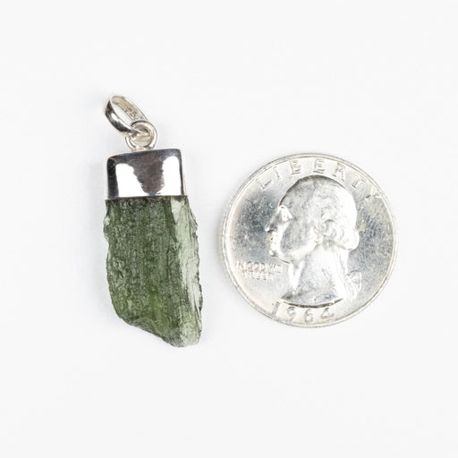 Moldavite Pendant 3.42 g 38x13mm - InnerVision Crystals