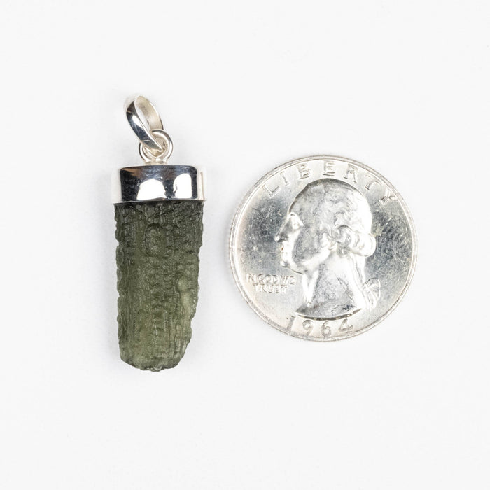 Moldavite Pendant 3.50 g 35x12mm - InnerVision Crystals