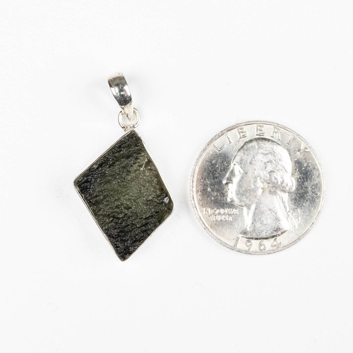 Moldavite Pendant 3.64 g 34x18mm - InnerVision Crystals