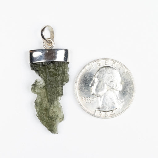 Moldavite Pendant 3.64 g 43x16mm - InnerVision Crystals