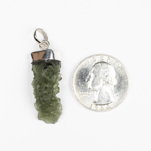 Moldavite Pendant 3.92 g 39x12mm - InnerVision Crystals