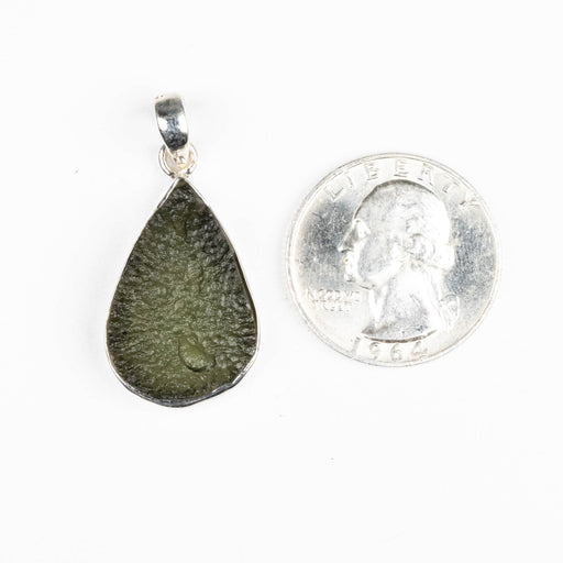 Moldavite Pendant 3.95 g 36x17mm - InnerVision Crystals