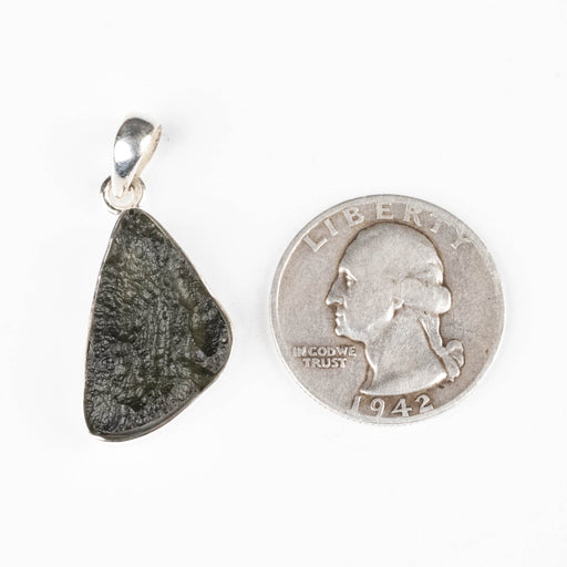 Moldavite Pendant 3.98 g 34x15mm - InnerVision Crystals