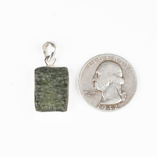 Moldavite Pendant 4.06 g 30x14mm - InnerVision Crystals
