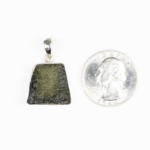 Moldavite Pendant 4.11 g 29x19mm - InnerVision Crystals