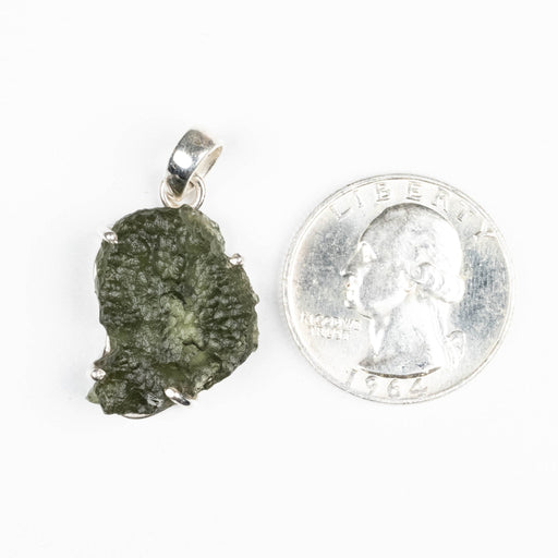Moldavite Pendant 4.38 g 32x17mm - InnerVision Crystals