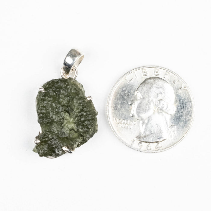 Moldavite Pendant 4.38 g 32x17mm - InnerVision Crystals