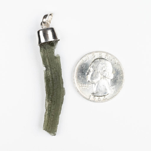 Moldavite Pendant 4.39 g 59x11mm - InnerVision Crystals