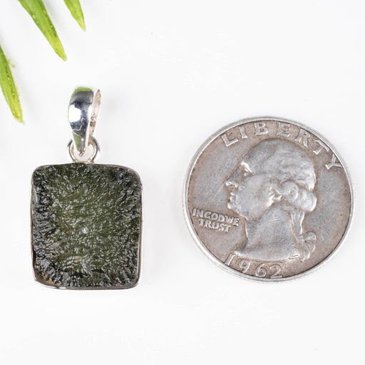 Moldavite Pendant 4.55 g 30x16mm - InnerVision Crystals