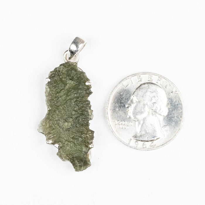 Moldavite Pendant 4.62 g 43x17mm - InnerVision Crystals