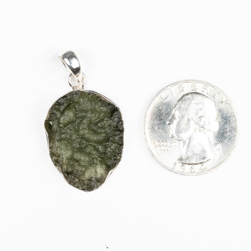 Moldavite Pendant 4.63 g 37x20mm - InnerVision Crystals