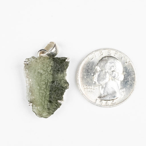 Moldavite Pendant 4.64 g 32x18mm - InnerVision Crystals