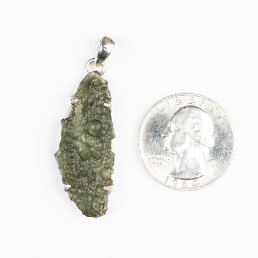 Moldavite Pendant 4.66 g 45x14mm - InnerVision Crystals