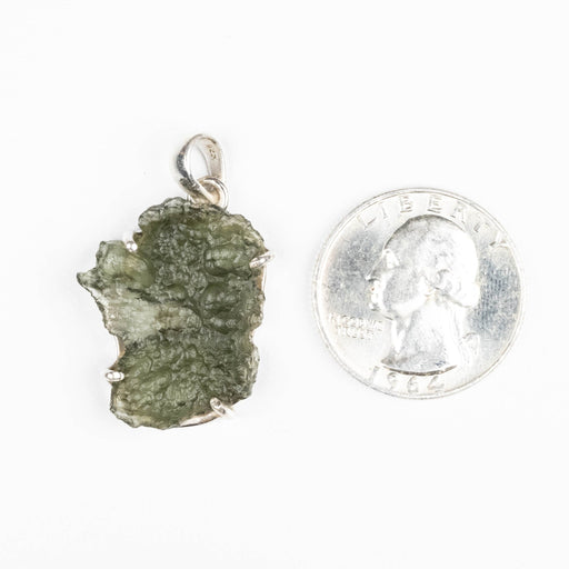 Moldavite Pendant 4.81 g 34x21mm - InnerVision Crystals
