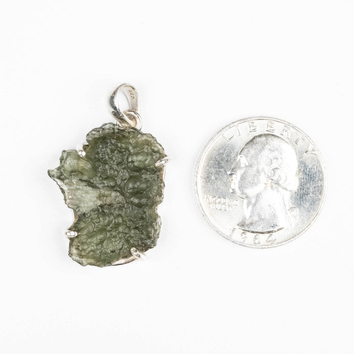 Moldavite Pendant 4.81 g 34x21mm - InnerVision Crystals