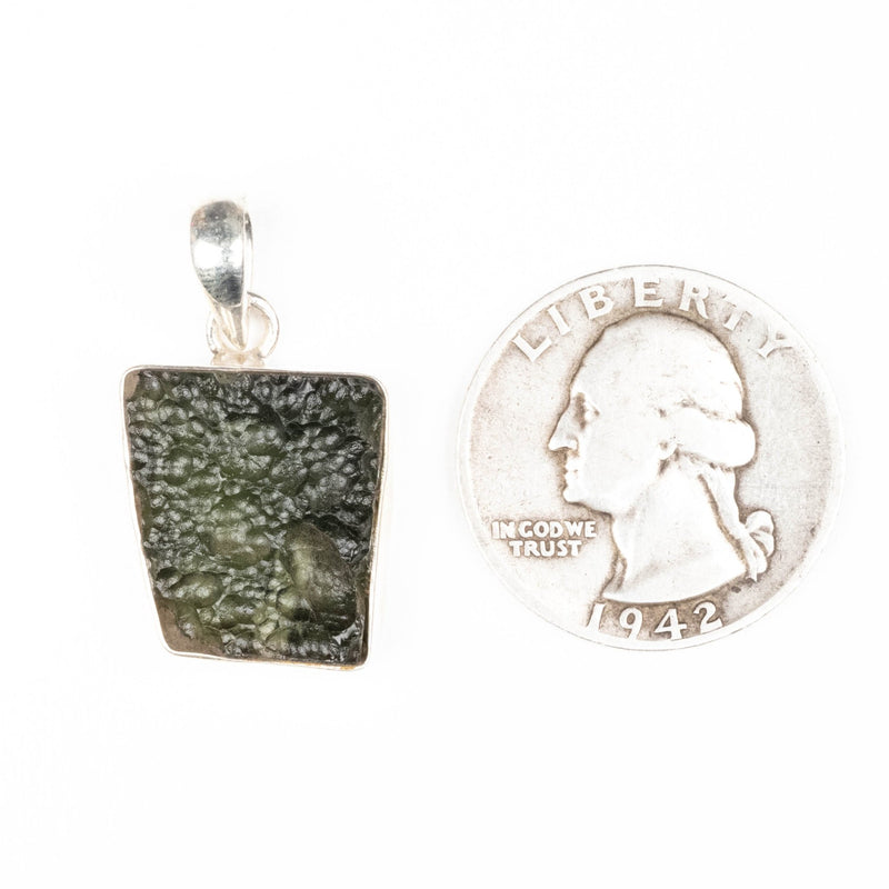 Moldavite Pendant 4.82 g 30x17mm - InnerVision Crystals