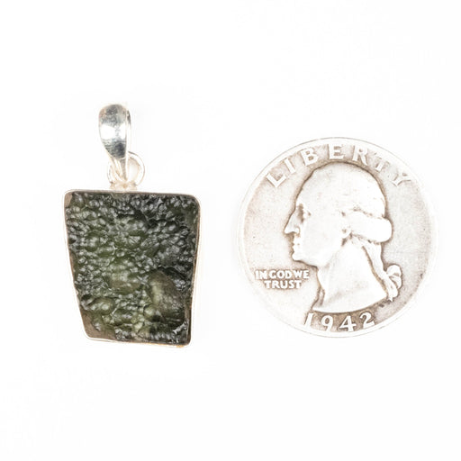 Moldavite Pendant 4.82 g 30x17mm - InnerVision Crystals