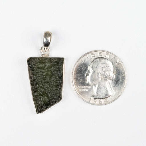 Moldavite Pendant 4.82 g 36x17mm - InnerVision Crystals