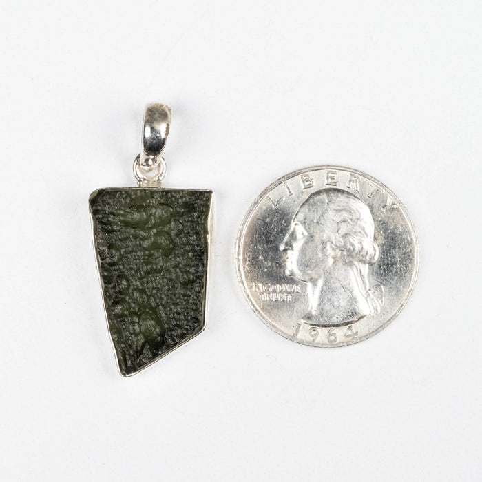 Moldavite Pendant 4.82 g 36x17mm - InnerVision Crystals