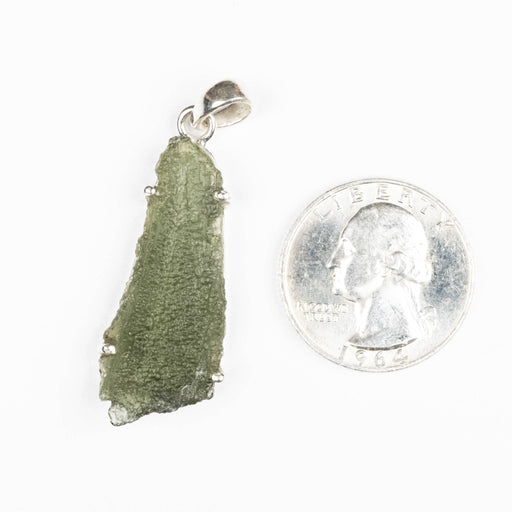 Moldavite Pendant 4.83 g 46x16mm - InnerVision Crystals