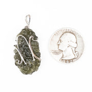 Moldavite Pendant 4.94 g 39x18mm - InnerVision Crystals