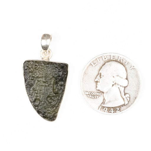 Moldavite Pendant 4.95 g 35x18mm - InnerVision Crystals