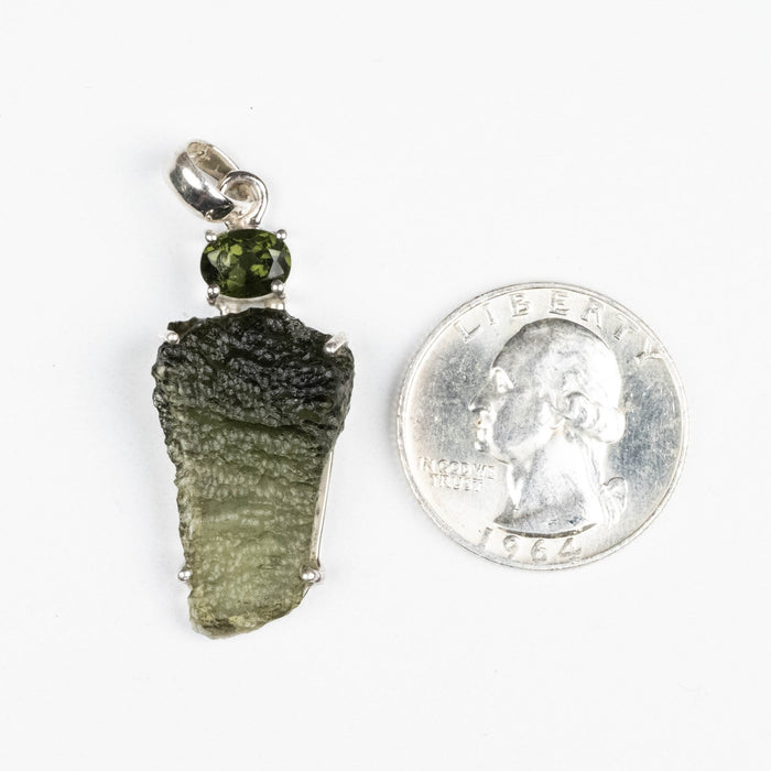 Moldavite Pendant 5.04 g 43x16mm - InnerVision Crystals
