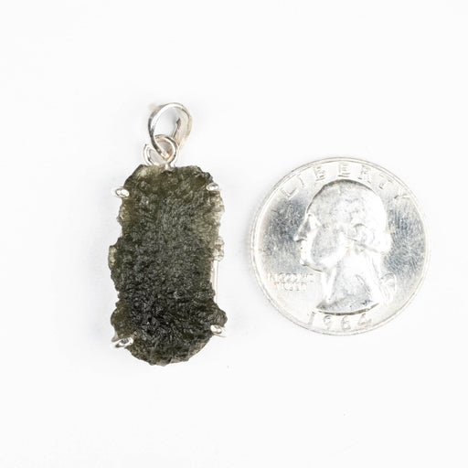 Moldavite Pendant 5.12 g 37x15mm - InnerVision Crystals