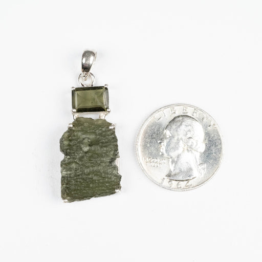 Moldavite Pendant 5.14 g 42x18mm - InnerVision Crystals