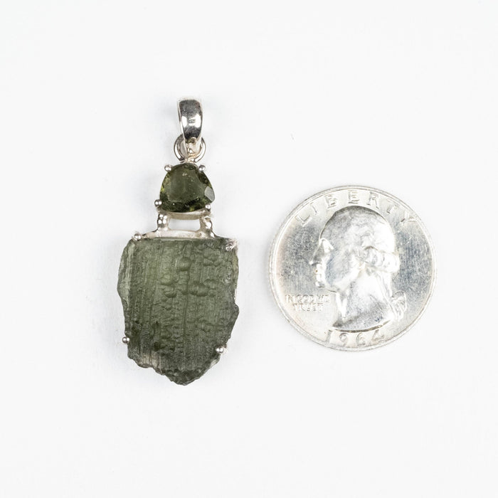 Moldavite Pendant 5.25 g 43x17mm - InnerVision Crystals