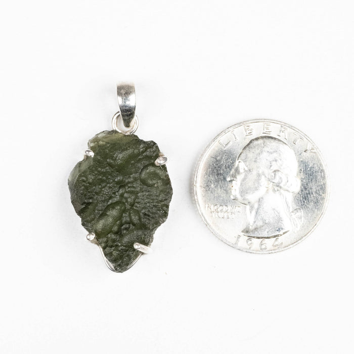Moldavite Pendant 5.39 g 34x18mm - InnerVision Crystals