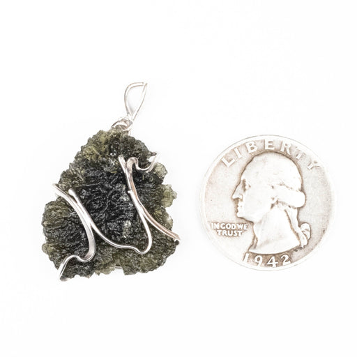 Moldavite Pendant 5.55 g 34x24mm - InnerVision Crystals