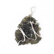 Moldavite Pendant 5.55 g 34x24mm - InnerVision Crystals