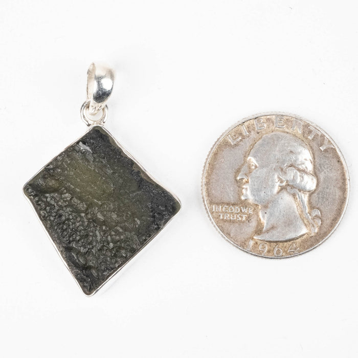 Moldavite Pendant 5.65 g 38x25mm - InnerVision Crystals