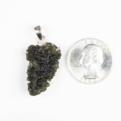 Moldavite Pendant 5.67 g 36x19mm - InnerVision Crystals