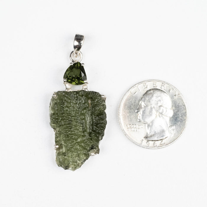 Moldavite Pendant 5.70 g 46x20mm - InnerVision Crystals