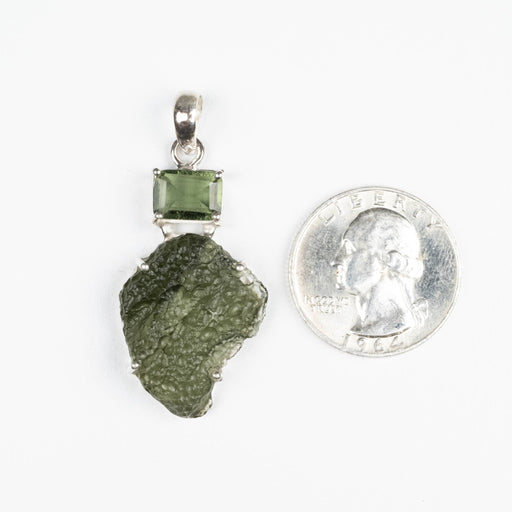 Moldavite Pendant 5.77 g 46x20mm - InnerVision Crystals