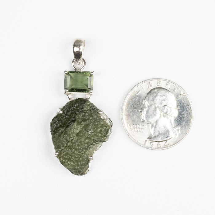 Moldavite Pendant 5.77 g 46x20mm - InnerVision Crystals