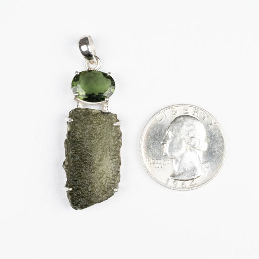 Moldavite Pendant 5.79 g 47x16mm - InnerVision Crystals