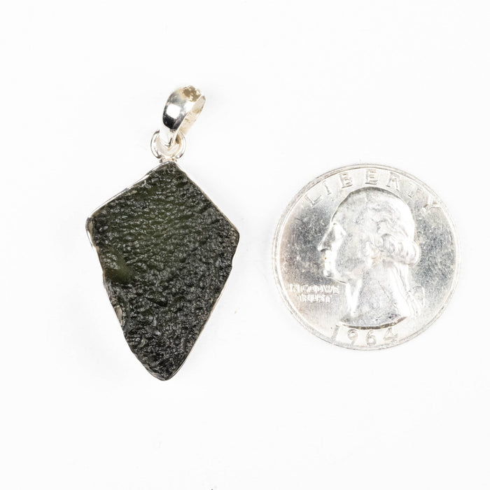 Moldavite Pendant 5.97 g 37x20mm - InnerVision Crystals