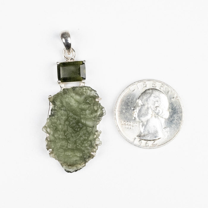 Moldavite Pendant 6.01 g 49x19mm - InnerVision Crystals