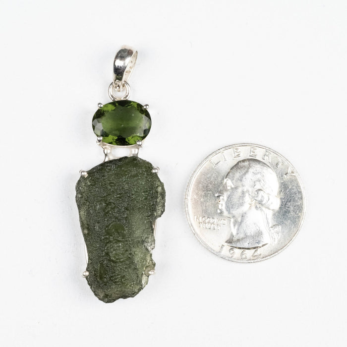 Moldavite Pendant 6.25 g 51x17mm - InnerVision Crystals