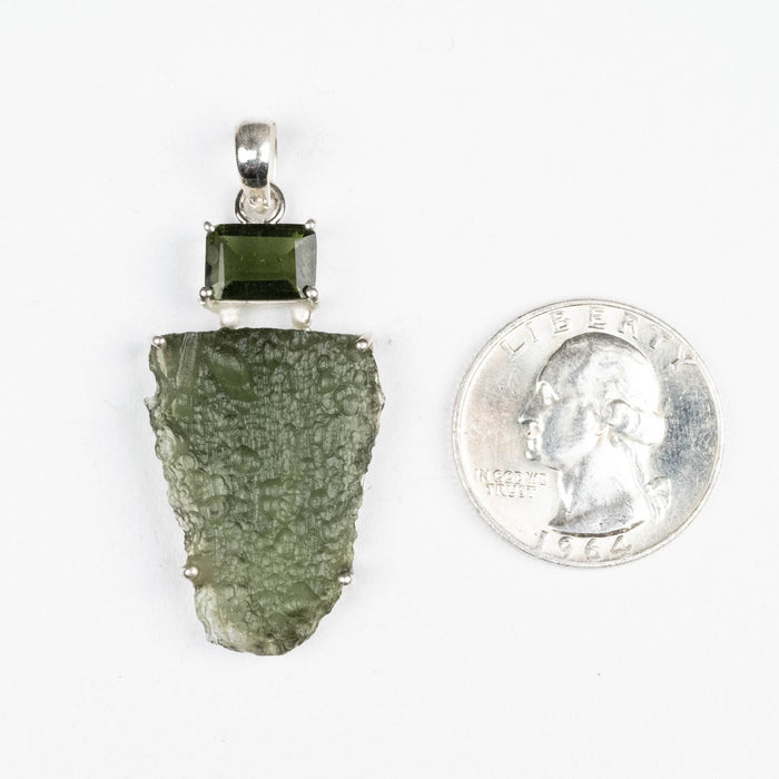 Moldavite Pendant 6.31 g 47x20mm - InnerVision Crystals