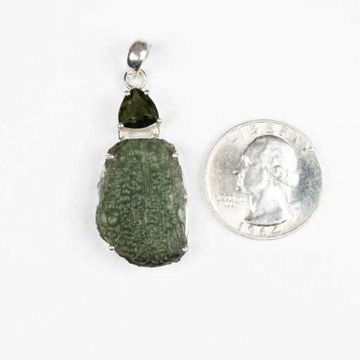 Moldavite Pendant 6.32 g 46x18mm - InnerVision Crystals
