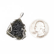 Moldavite Pendant 6.36 g 34x24mm - InnerVision Crystals